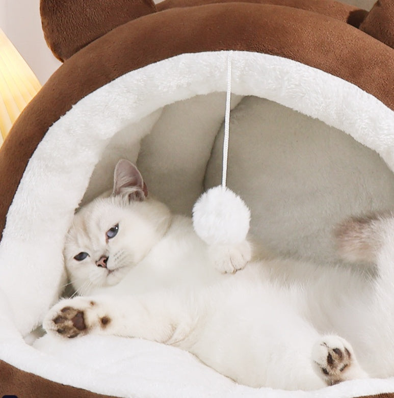 Cat Nest Four Seasons Universal Winter Warm Closed - Hobbyfy