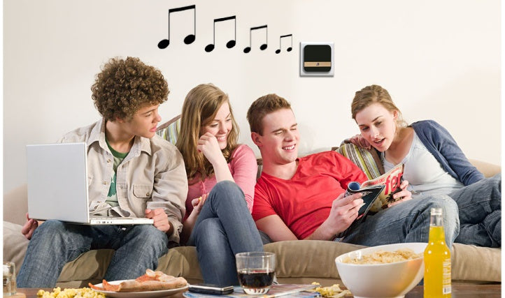 Home Alarm Kabellose Smart WiFi Video Türklingel Mit Zwei Akkus - Hobbyfy