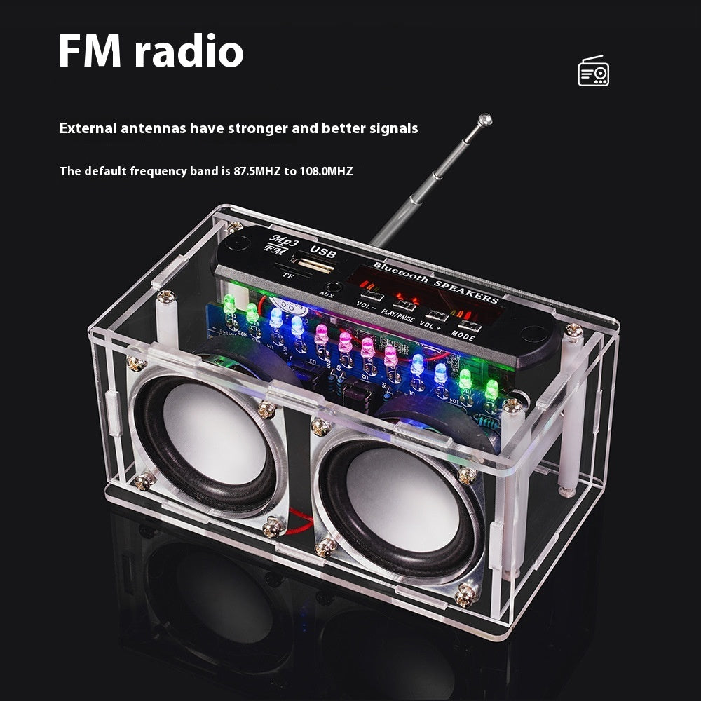 HU Audio Bluetooth Radio Verstärker DIY Kit 2x3W HU 075 - Hobbyfy
