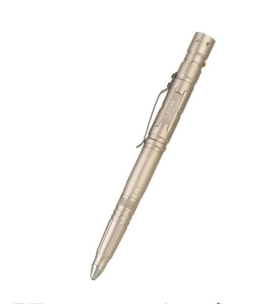 AluTech Taktischer Multifunktionsstift Mit LED Beleuchtung - Hobbyfy