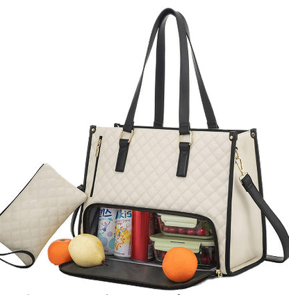 Convenient Commute Lunch Bag Damen Isolierte Kühltasche Auslaufsicher - Hobbyfy
