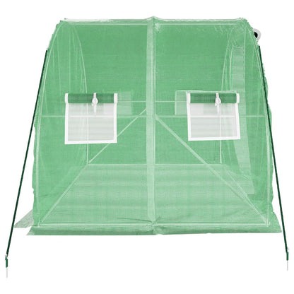 Gewächshaus Mit Stahlrahmen 6 Quadratmeter 3x2x2 m - Hobbyfy