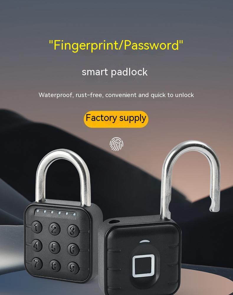 LuxLock Fingerabdruck Schloss Wasserdicht Biometrischer Zugriff - Hobbyfy