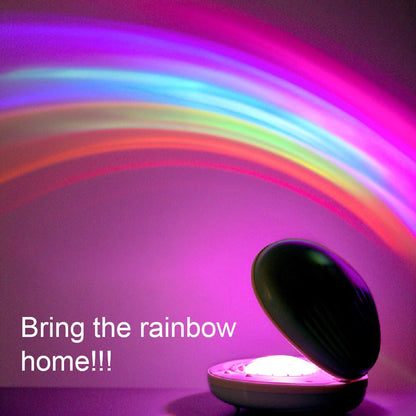 Regenbogen Projektionslampe LED Nachtlicht Wiederaufladbar - Hobbyfy
