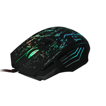 NebulaTech Transparente Gaming Maus Mit Leuchtender Akzentfunktion - Hobbyfy