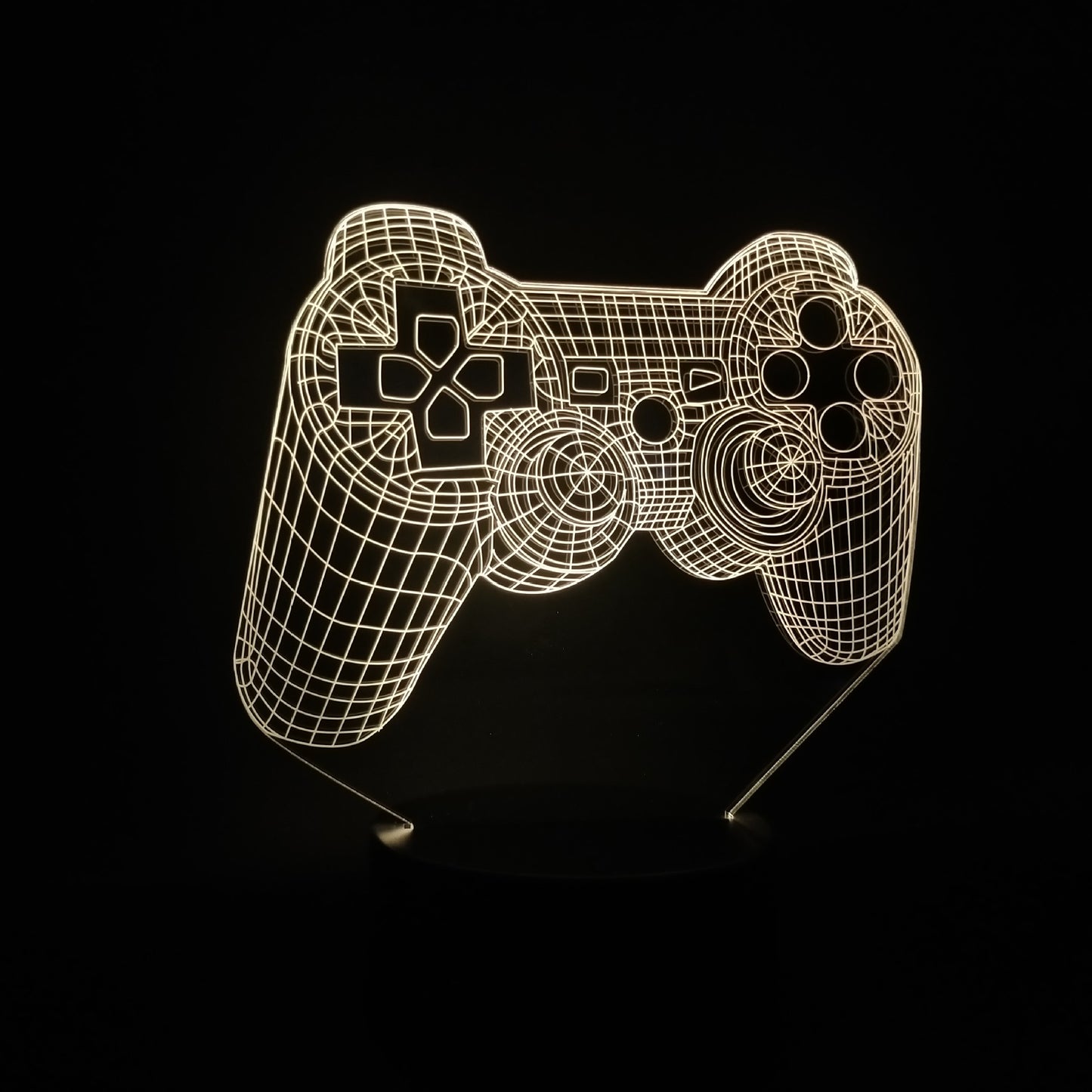 GamePad 3D Nachtlicht Kreative Tischlampe USB Stromversorgung 5V - Hobbyfy