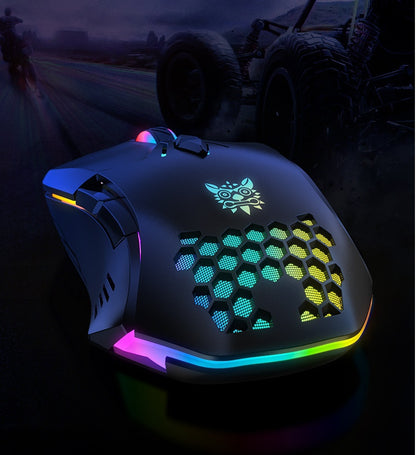 Kabelgebundene Gaming-Maus Mit Makros Und RGB-Beleuchtung