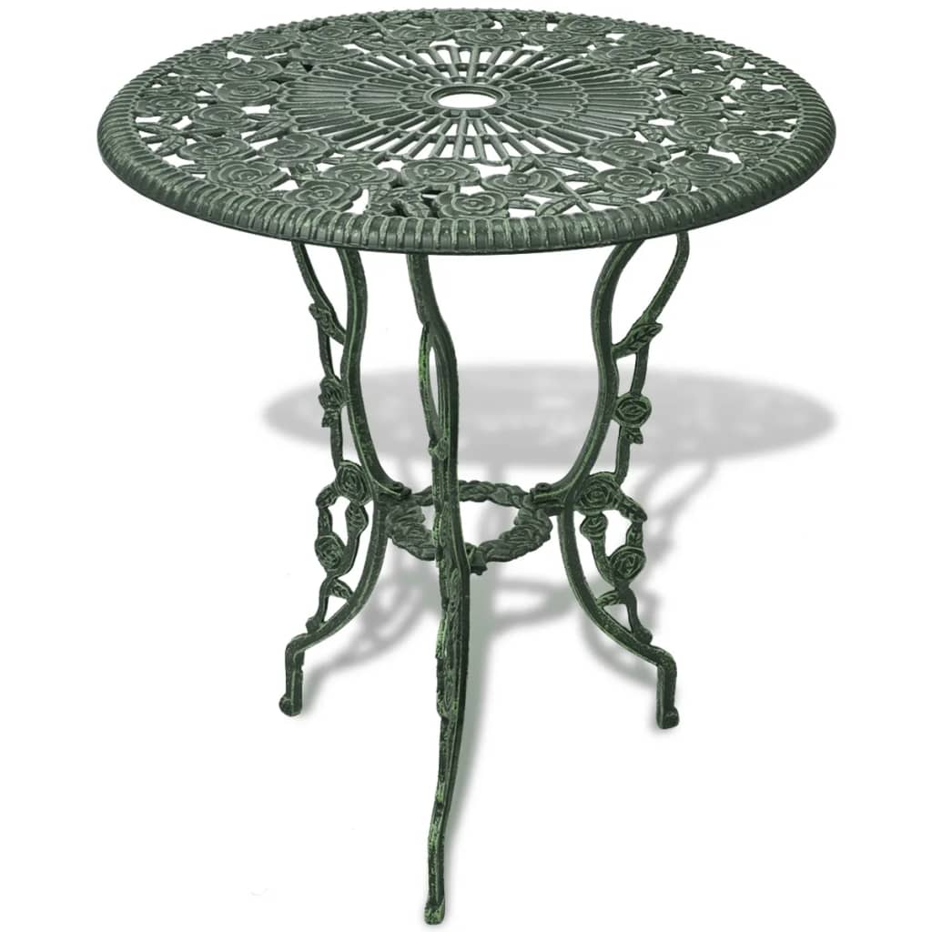Gussaluminium Bistro-Set, 3-Teilig, Wetterfest, Standfest - Hobbyfy