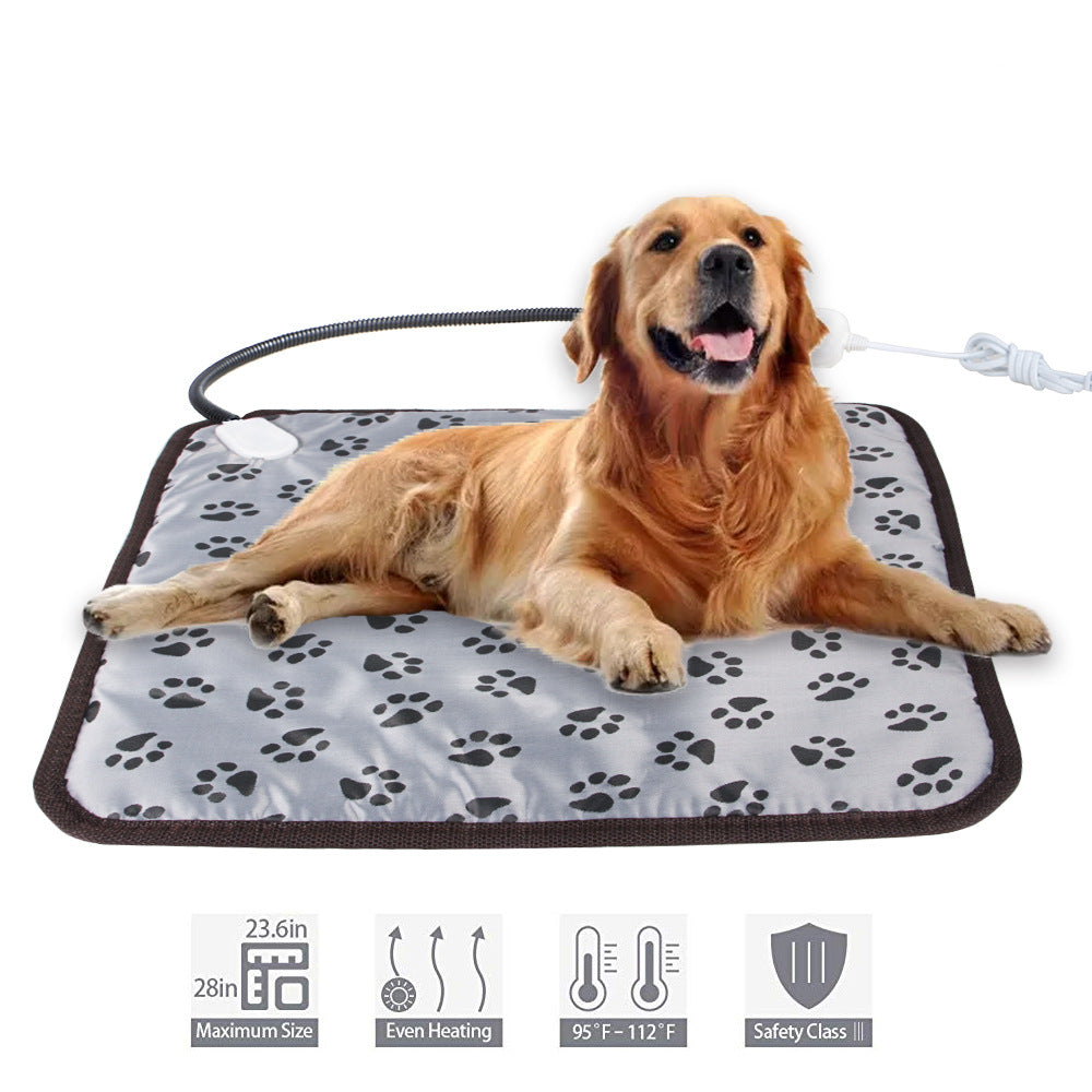 Wärmepad Für Hund Und Katze Mit Wasserfestem Heizkissen mit Kabelschutz - Hobbyfy