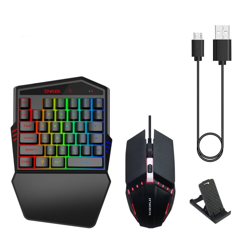 Throne One Gaming Tastatur Maus Set Kompakt Mit Bluetooth 4 2 FPS - Hobbyfy