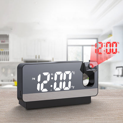 NovaTime Projektionswecker Mit LED Spiegelanzeige Und Snooze - Hobbyfy