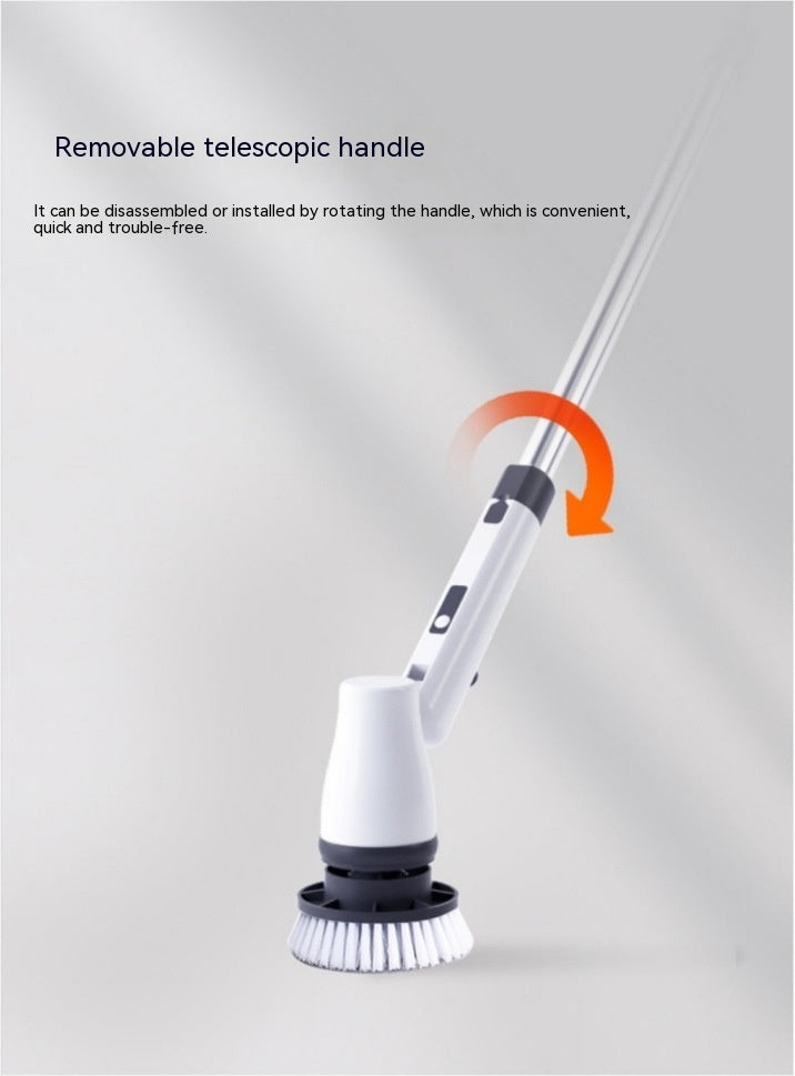 Kabellose Elektro-Reinigungsbürste 7-in-1 Mit Langem Griff - Hobbyfy