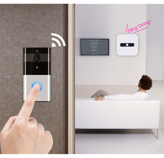 Marlboze 720P WLAN Video Türklingel Mit PIR Bewegungsmelder Nachtsicht - Hobbyfy