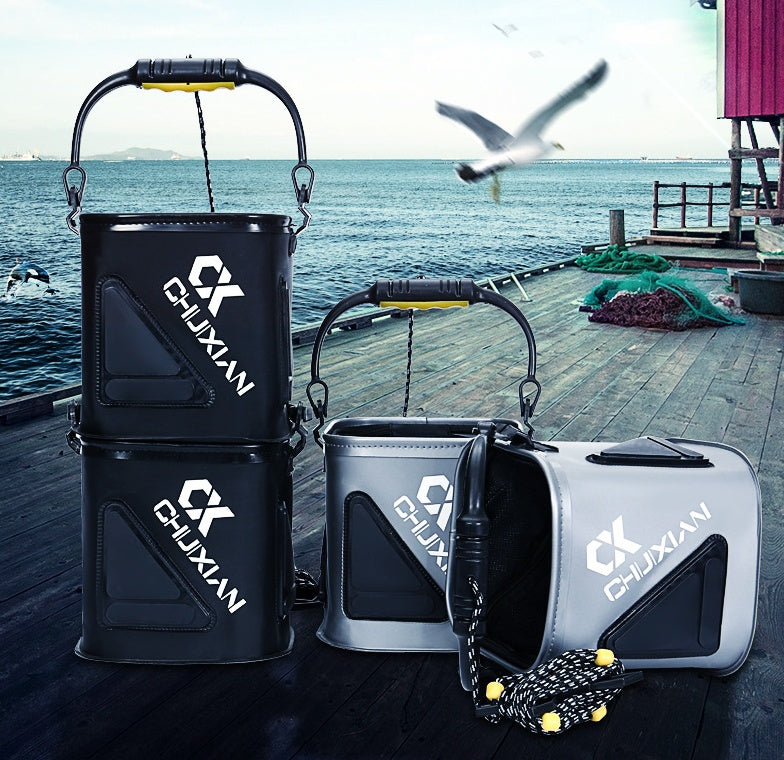 Fischbehälter Faltbar 8L Mit Seil - Hobbyfy