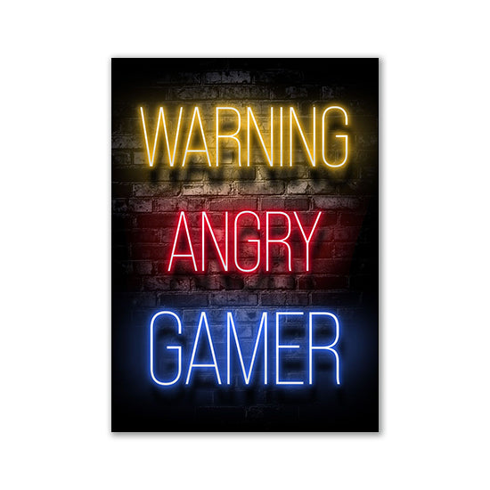 Neon Canvas Gaming Matte - Hobbyfy