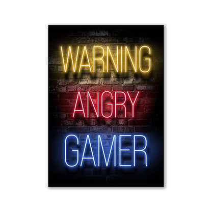 Neon Canvas Gaming Matte - Hobbyfy
