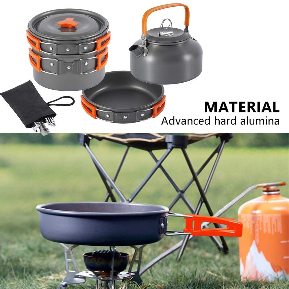 Faltbares Picknick Geschirr Aluminium Set Für 2-3 Personen - Hobbyfy