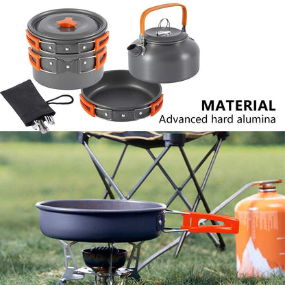 Faltbares Picknick Geschirr Aluminium Set Für 2-3 Personen - Hobbyfy