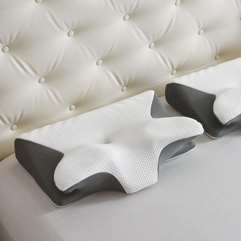 Schmetterlingsförmiges Memory Foam Nackenkissen Mit Slow Rebound - Hobbyfy