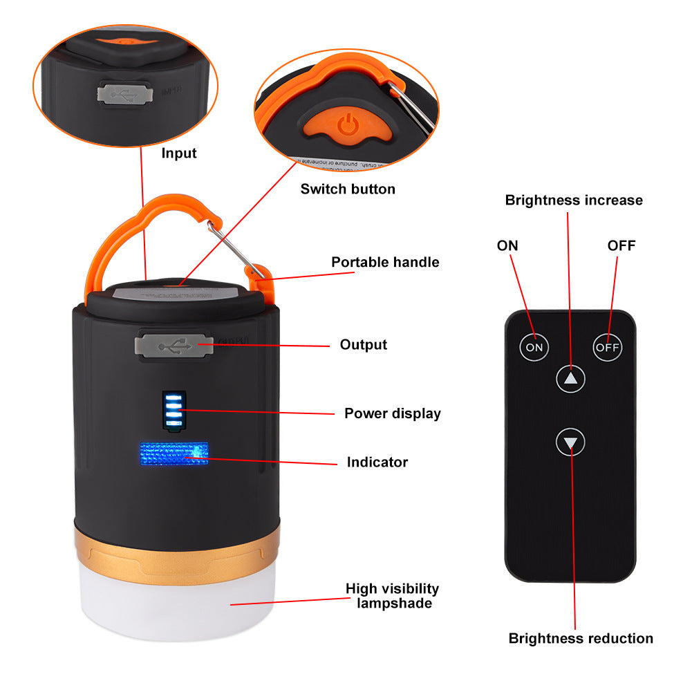 EverLight Wasserdichte Campinglampe Led Zeltlampe Mit Zwei Modi - Hobbyfy