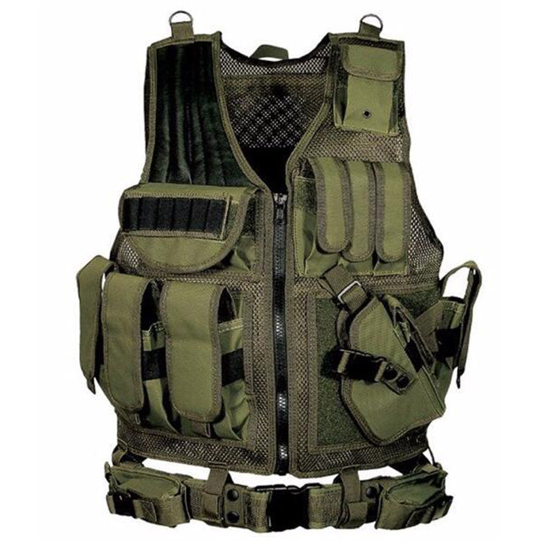 BrandX Taktische Weste Mit MOLLE System Platten Carrier Airsoft - Hobbyfy
