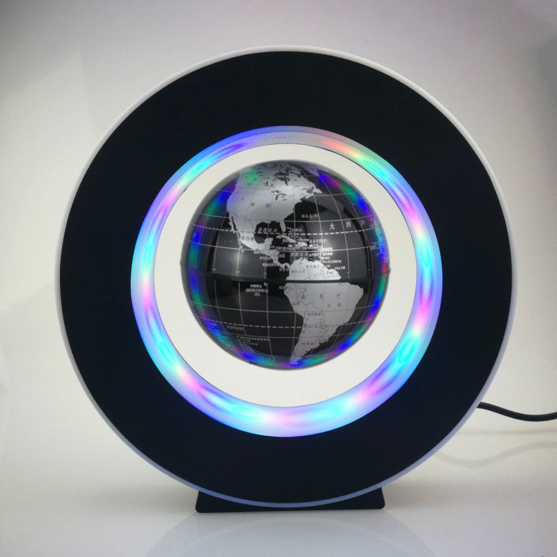 LuxGlobus Schwebender Magnetglobus Mit Leuchtender Rotation Für Büro - Hobbyfy