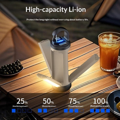 Faltbare LED Campinglampe Mit COB Licht Und USB-C