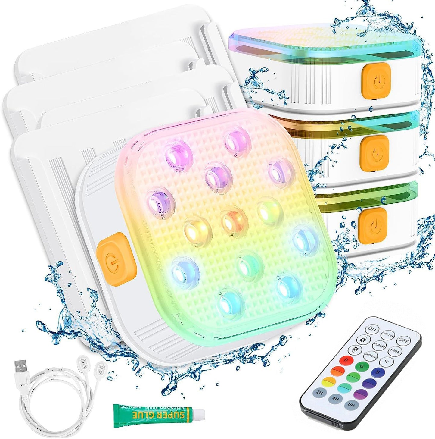 AquaGlow Pool Licht Unterwasser Leuchte - Hobbyfy