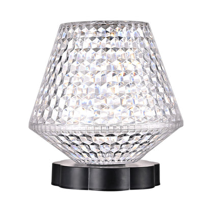 Diamond Kristall Tischlampe USB Berührungssensor Dimmbar