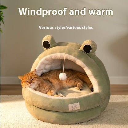 Cat Nest Four Seasons Universal Winter Warm Closed - Hobbyfy