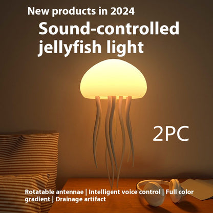 Jellyfish Mood Lamp LED Nachtlicht Mit Farbwechsel Und Memory