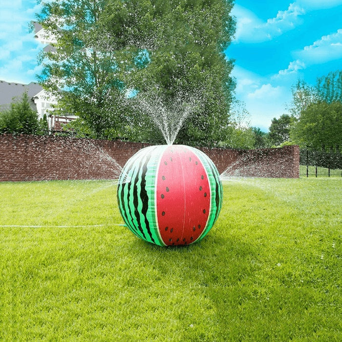 Aufblasbarer Wassersprühball Mit Melonen Design Für Kinder 60cm Wasserspielzeug Für Garten Und Pool - Hobbyfy