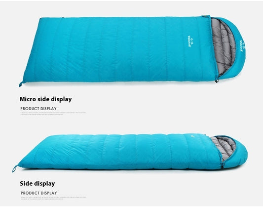 Daunenschlafsack ProWarm Schwarz Für Erwachsene Camping - Hobbyfy