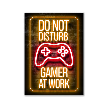 Neon Canvas Gaming Matte - Hobbyfy