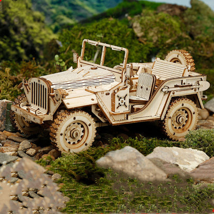 DIY 3D Holzpuzzle Zugmodell Bausatz LaserSchneidtechnik 308 Teile