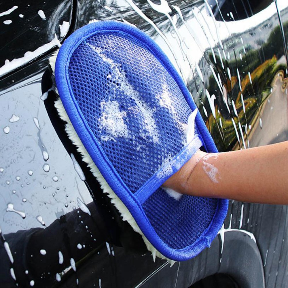 Imitationswolle Handschuh Für Autopflege Glanz - Hobbyfy
