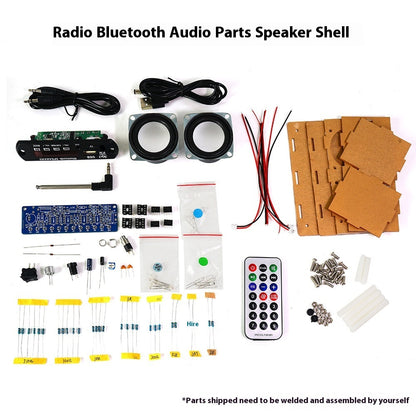 HU Audio Bluetooth Radio Verstärker DIY Kit 2x3W HU 075 - Hobbyfy