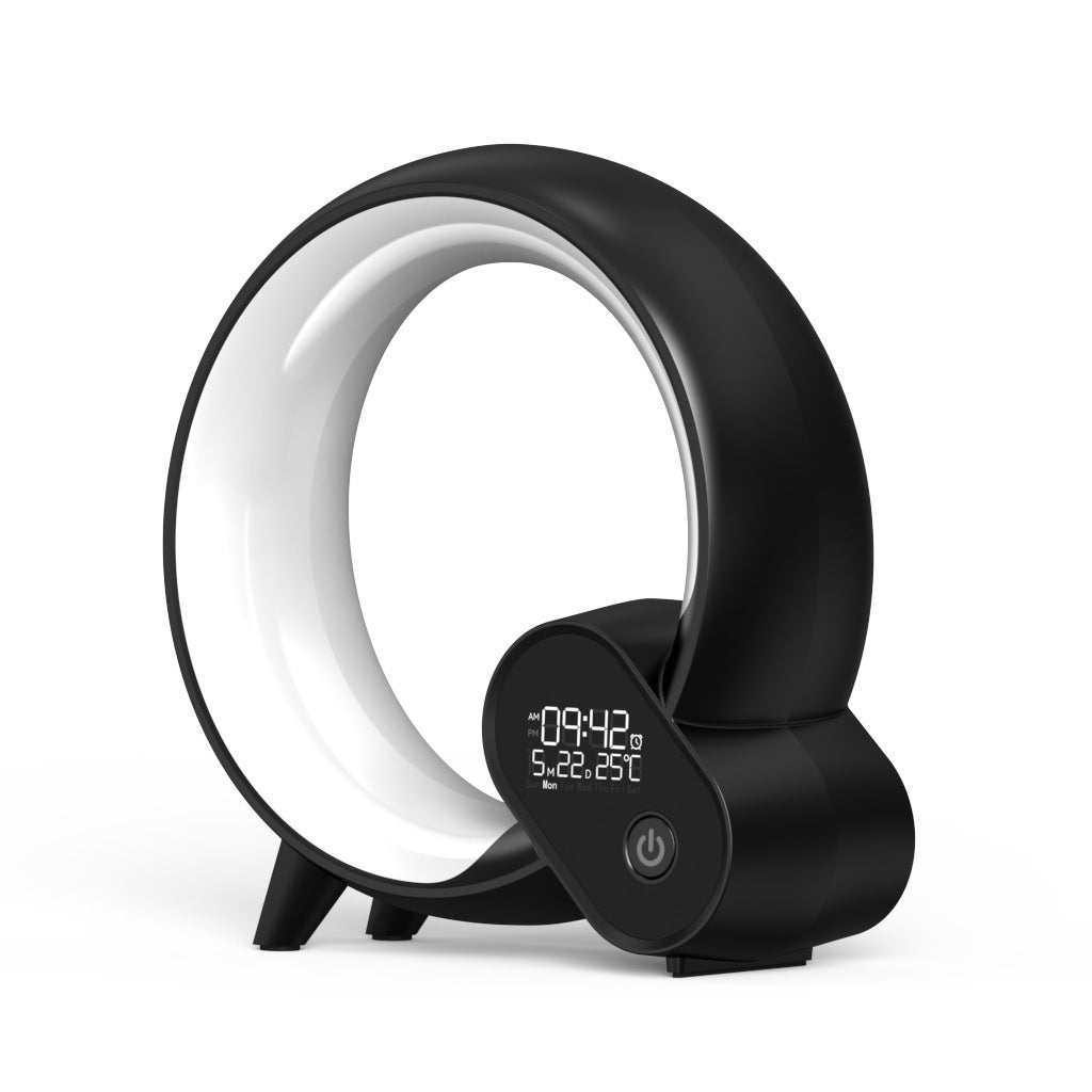 Creative Q Light Wecker Mit Analoger Sonnenaufgang, Digitale Anzeige, Bluetooth Audio, Farbwechsel Atmosphärenlicht - Hobbyfy