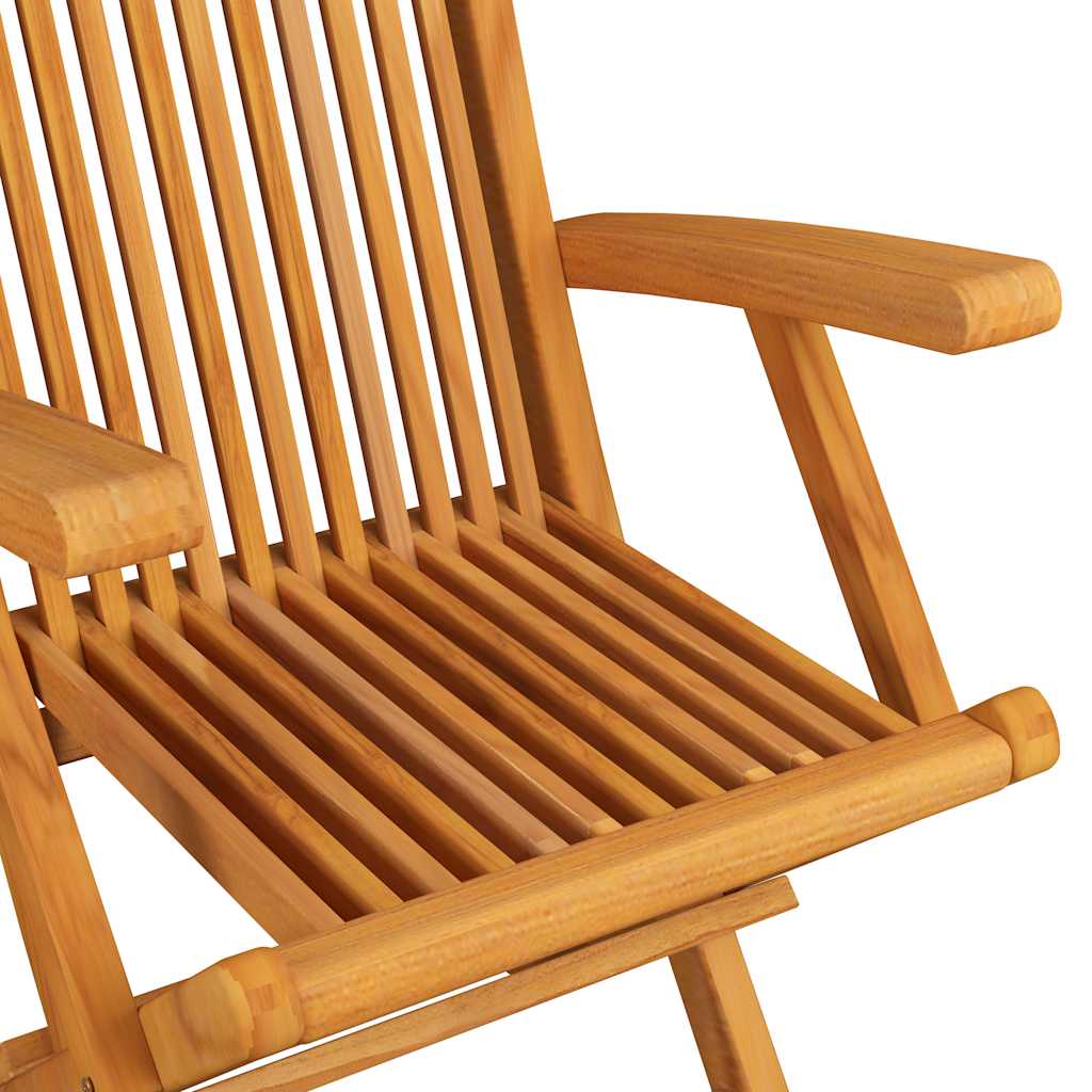 Gartenstuhl Set 3er Solid Teakholz Outdoor Stühle - Hobbyfy