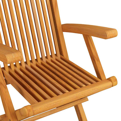 Gartenstuhl Set 3er Solid Teakholz Outdoor Stühle - Hobbyfy