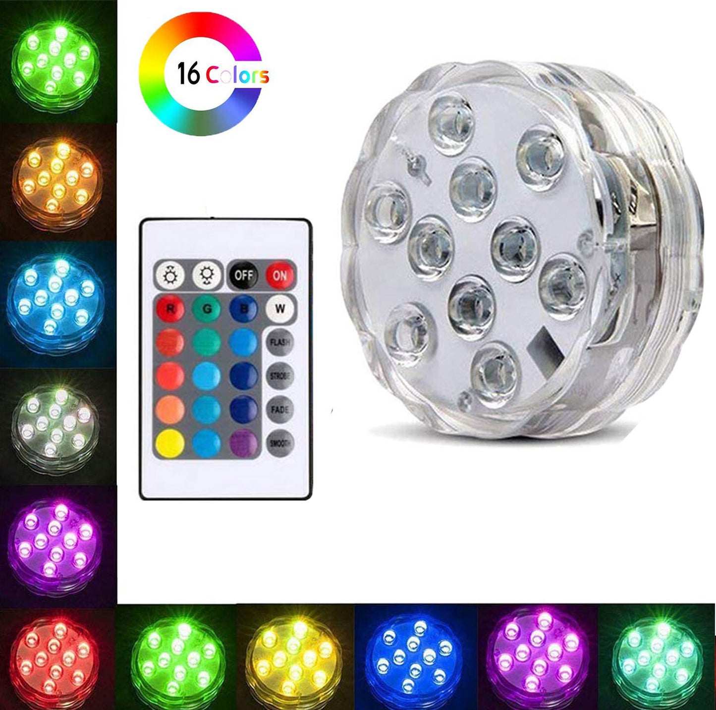 LED Plum Unterwasserlicht Fernbedienung IP67 Pool Aquarium - Hobbyfy