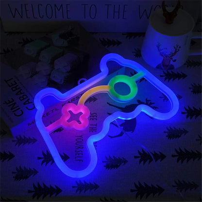 Neon Nachtlicht Batteriebox Und USB Licht Für Innenräume - Hobbyfy