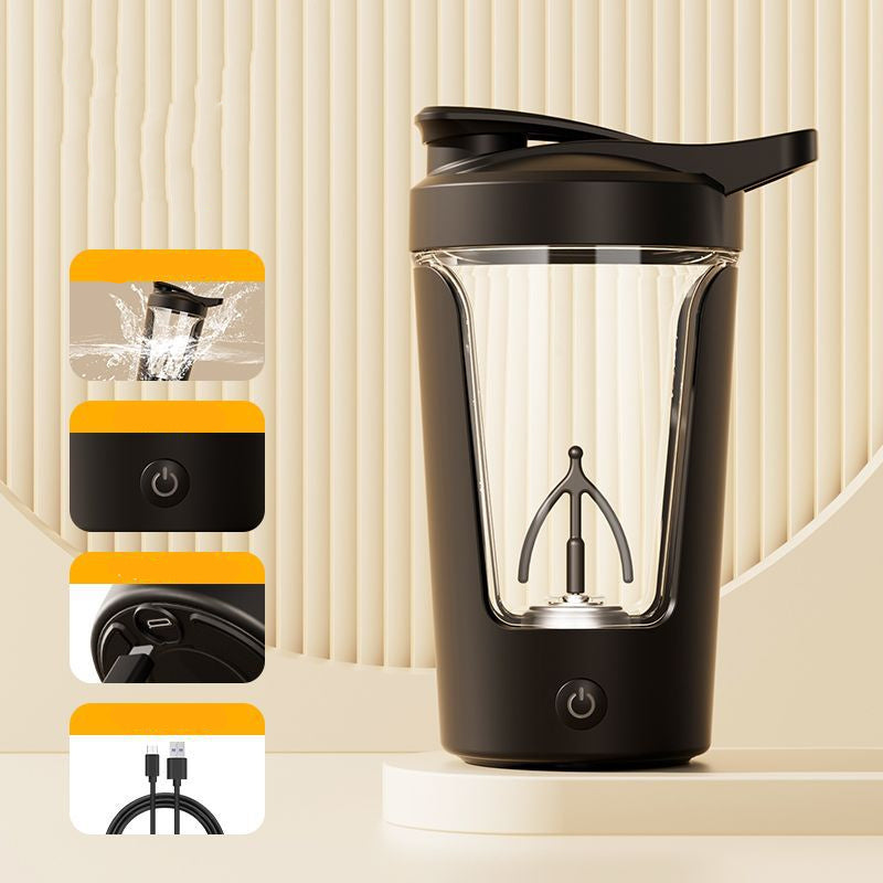 Elektrischer Protein Shaker 400 Ml Mit 7000 Umdrehungen - Hobbyfy