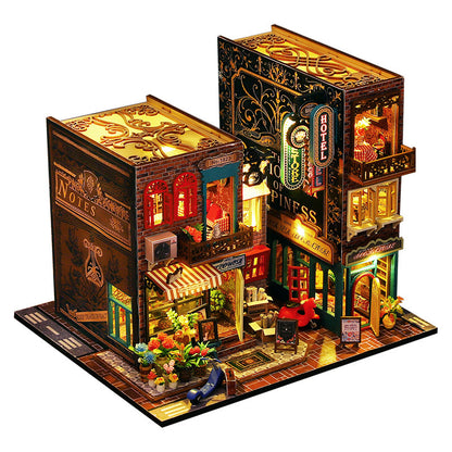 DIY Cottage Scarborough Buchstand Miniatur Kunsthaus Geschenk - Hobbyfy