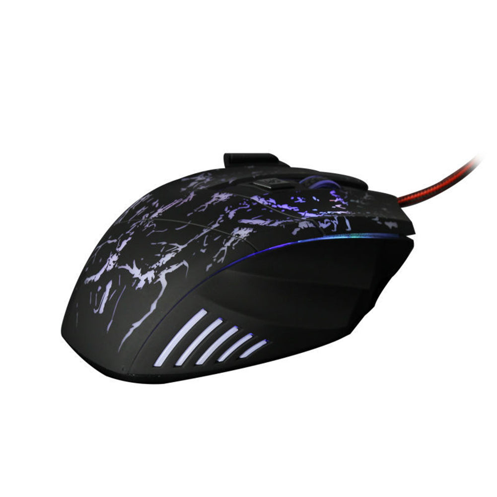 NebulaTech Transparente Gaming Maus Mit Leuchtender Akzentfunktion - Hobbyfy
