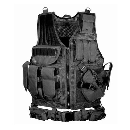 BrandX Taktische Weste Mit MOLLE System Platten Carrier Airsoft - Hobbyfy