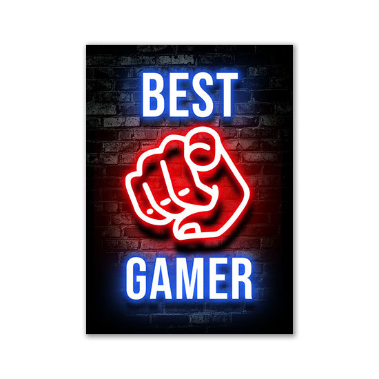 Neon Canvas Gaming Matte - Hobbyfy