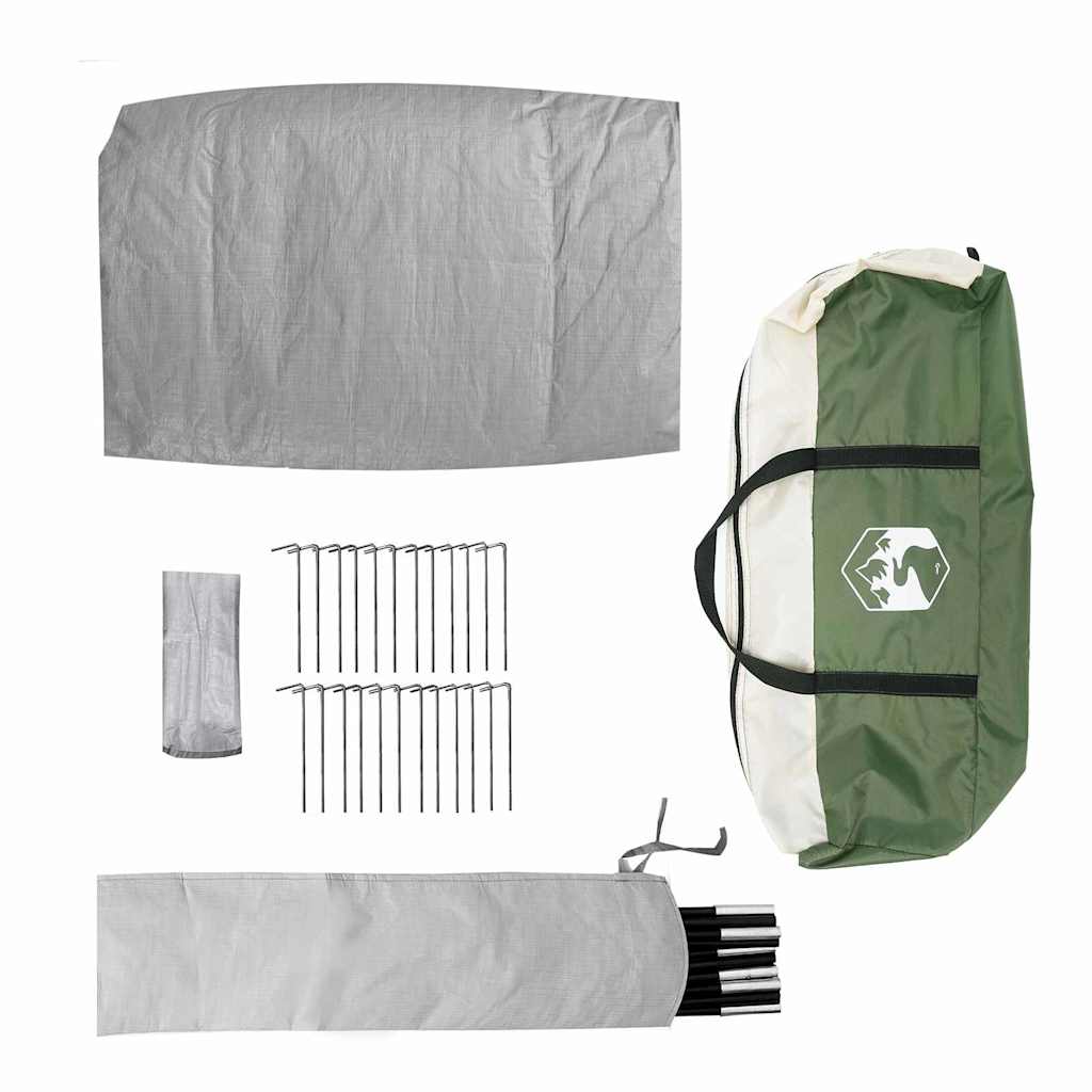 NordicPeak Domezelt Mit Dach Großes Innenmaß 384 x 254 x 170 cm Für Zwei Personen Wetterbeständig Polyester - Hobbyfy