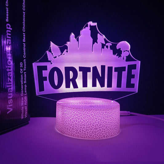 LuminaNova 3D LED Nachtlicht Aus Acryl Mit USB Farbwechsel