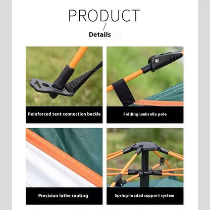 Schneller Aufbau Campingzelt Für 3 Bis 4 Personen - Hobbyfy